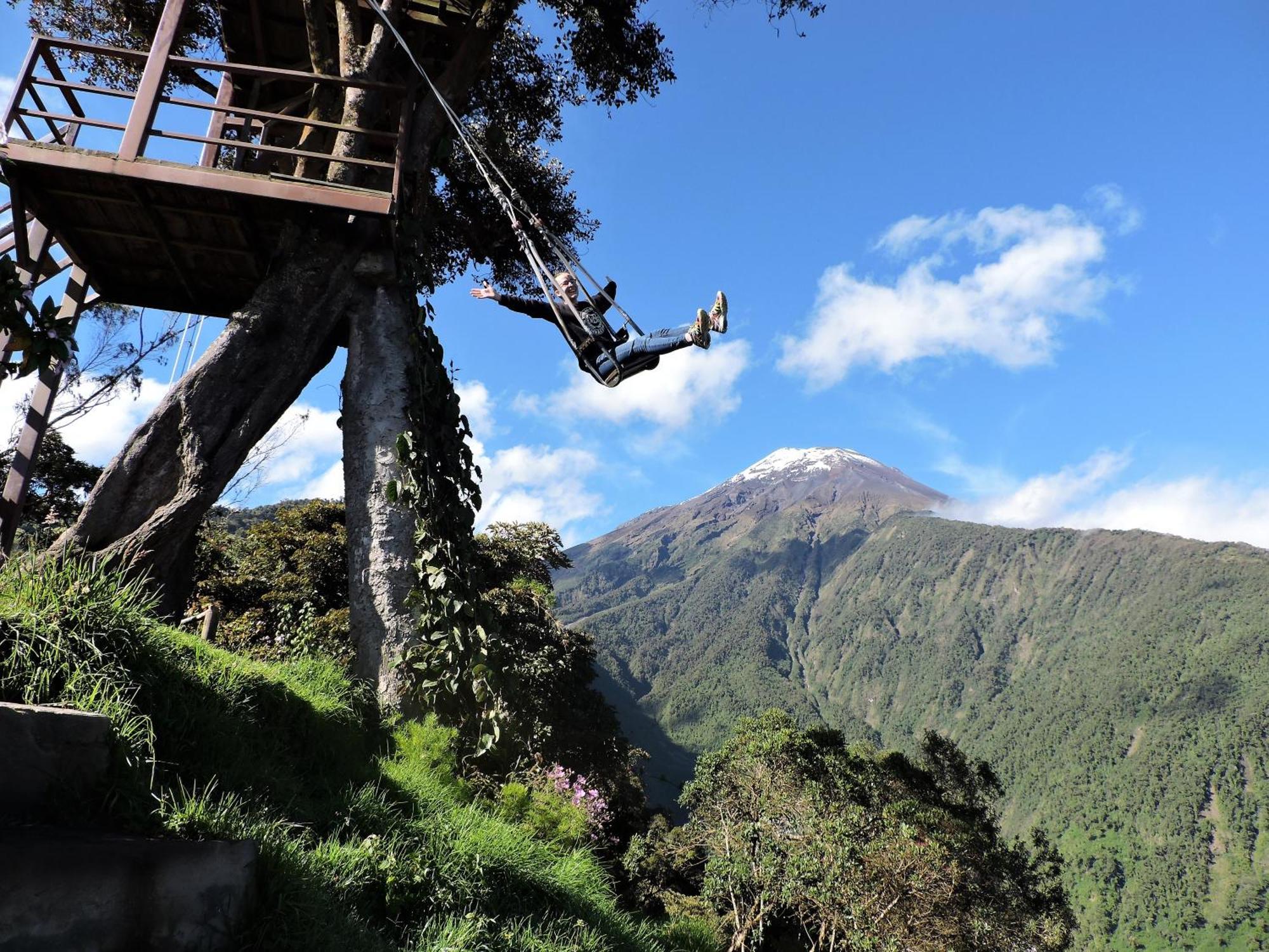 Casa Vista Hermosa Baños Esterno foto