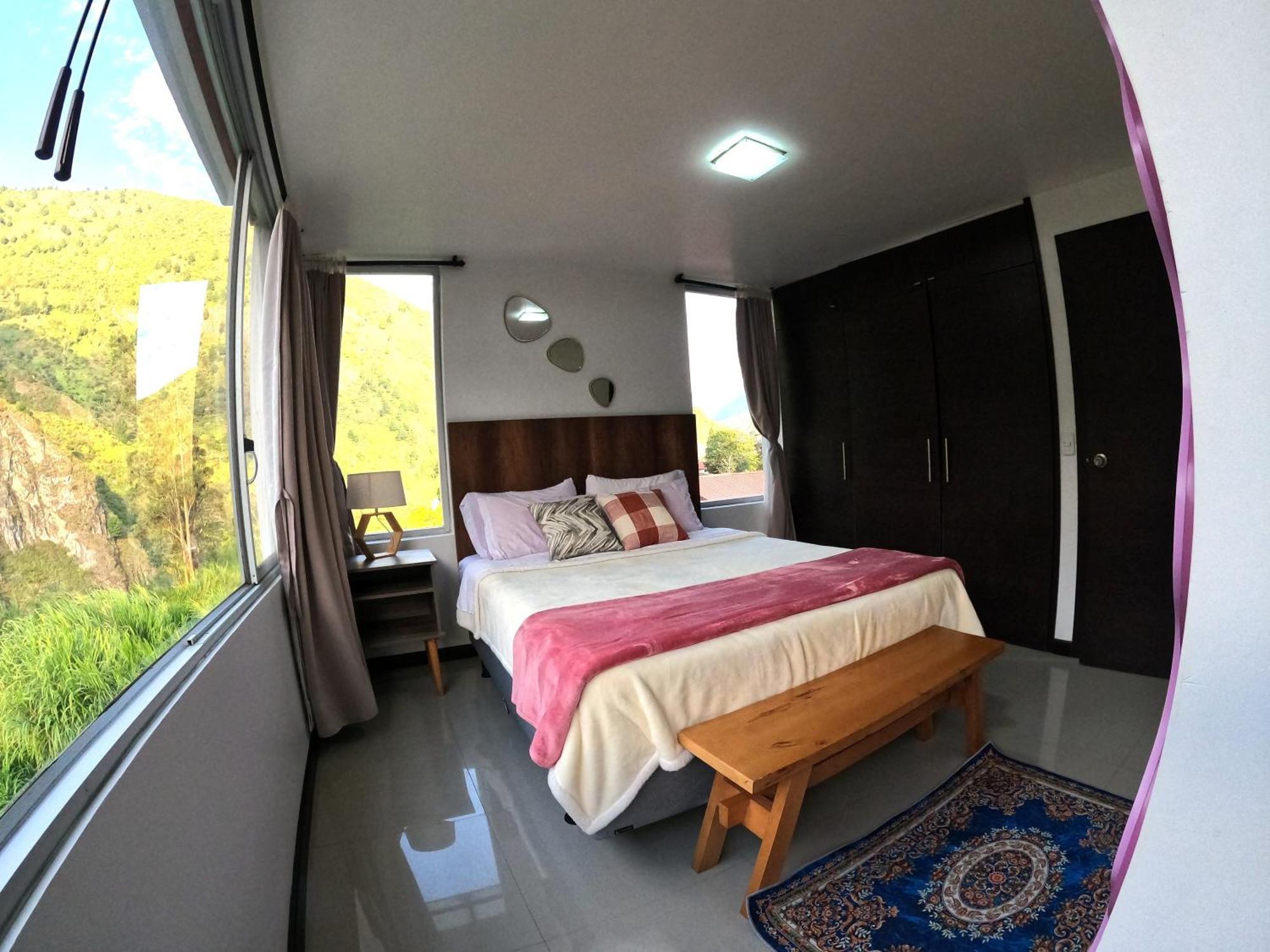 Casa Vista Hermosa Baños Esterno foto