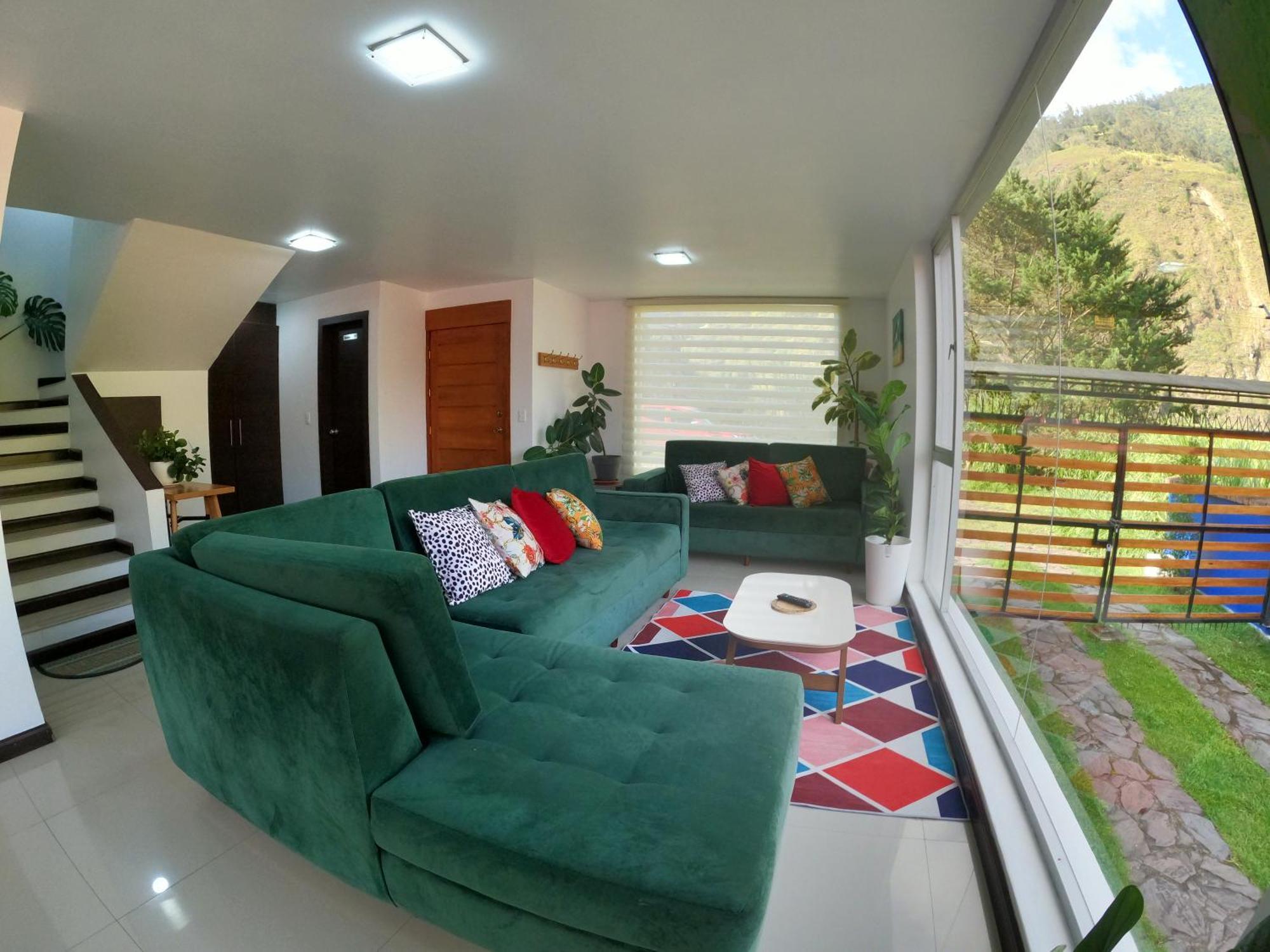 Casa Vista Hermosa Baños Esterno foto